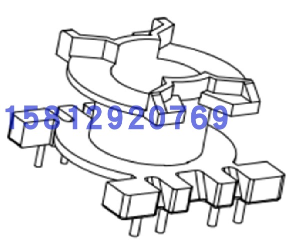 PQ20高频变压器磁芯骨架立式5+4针 5套1包