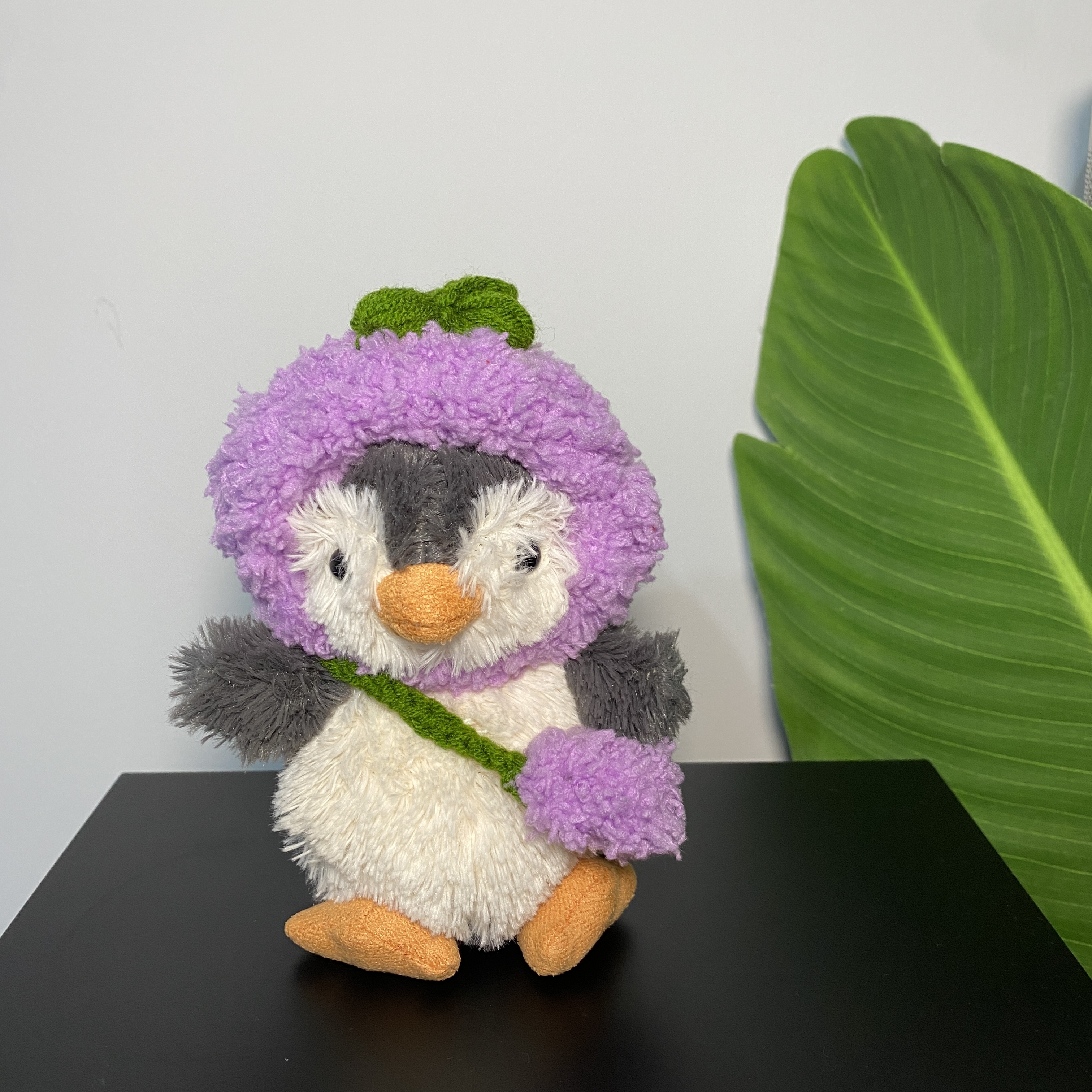 手工娃衣适用jellycat玩偶花生企鹅衣服头套配饰公仔玩偶帽子