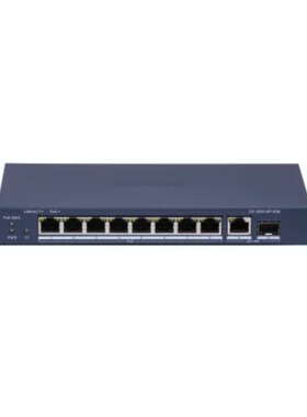 DS-3E1510P-S(国内标配)V2 海康威视8口POE千兆交换机