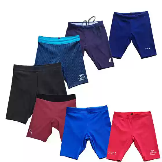 Men's Vertical Ribbed Diamond League Marathon Track and Field Five-Point Sprint Acceleration Compression Shorts with Custom Logo