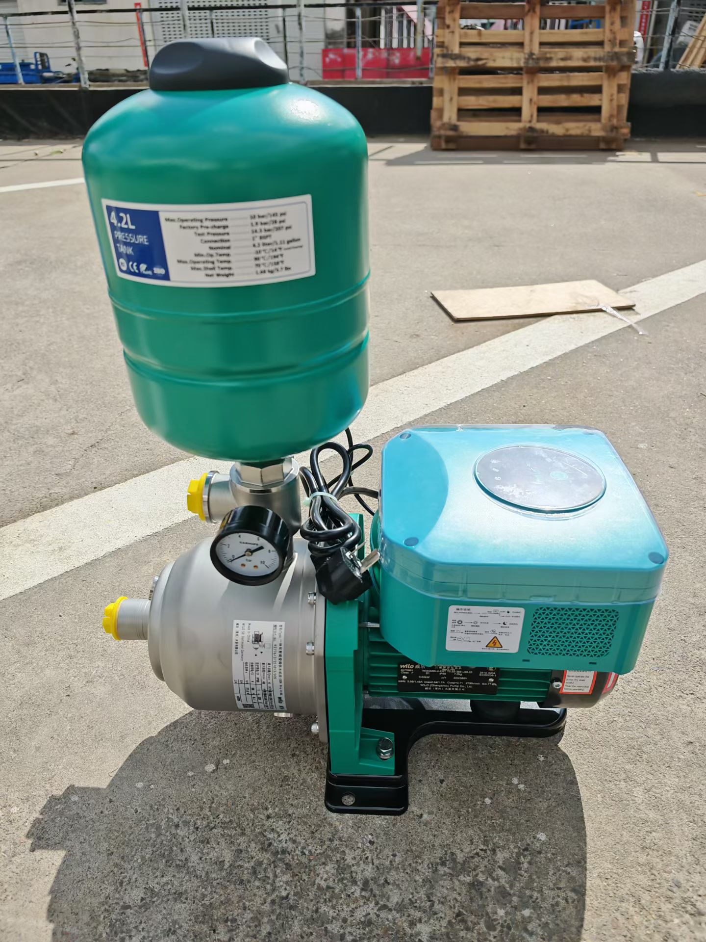 威乐iCOR Pro 4-46变频泵，整套原厂，不锈钢泵，循环泵，增压泵