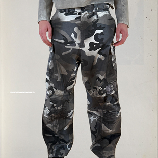 ART TASTE UNKNOWNWORLD 裤 CARGO迷彩贴布做旧工装 ARCHIVE