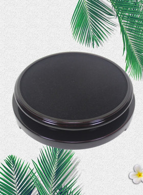 圆形实木佛像底托奇石花瓶底座