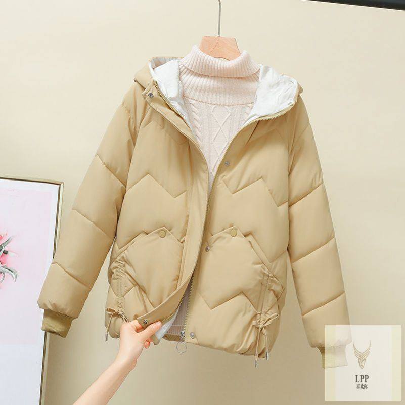 清仓羽绒棉服女港风宽松棉袄2024冬季韩版加厚短款棉衣外套,女装/女士精品,派克服,淘宝优惠券,粉丝福利购,淘宝优惠卷