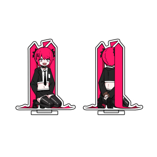 九晴跪地狂笑9cm双面立牌【官方】