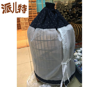 33网纱透气笼衣 适合画眉中笼 直径33厘米画眉笼 9.2寸吱喳笼