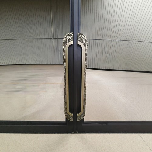 新中式仿古铜拉手玻璃门酒店门拉