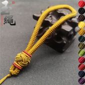 粗款 手腕绳子文玩把件挂绳6MMDIY手工绳编织菠萝扣手把件绳子优惠