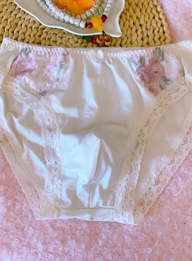 新款式男士性感牛奶丝蕾丝内裤伪娘专用男装女性化舒适内裤CD变装