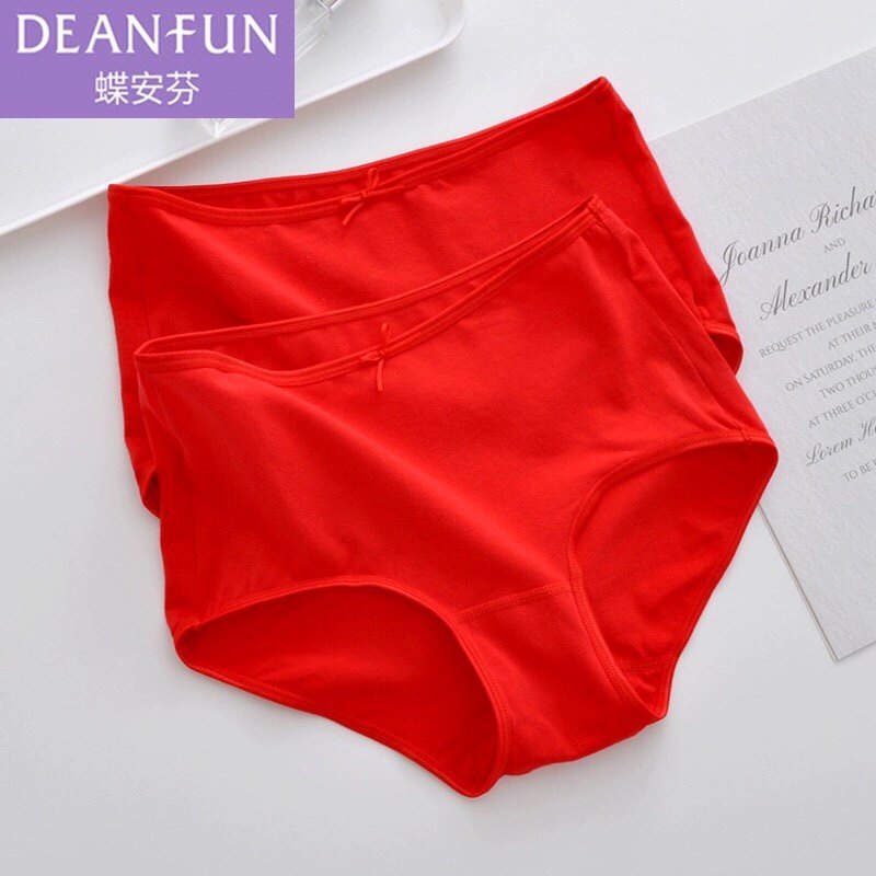 蝶安芬红内裤本命年结婚喜庆简约