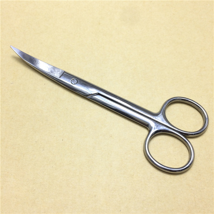 一刀成型大弯剪 彩妆大号剪刀 剪双眼皮胶带美目贴大剪刀14cm超快