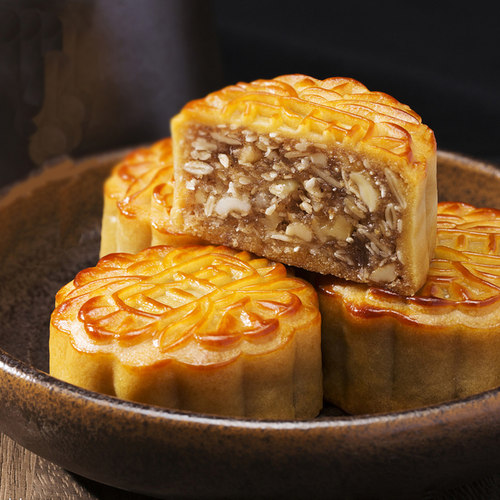 顺德仙泉咸味五仁月饼精品