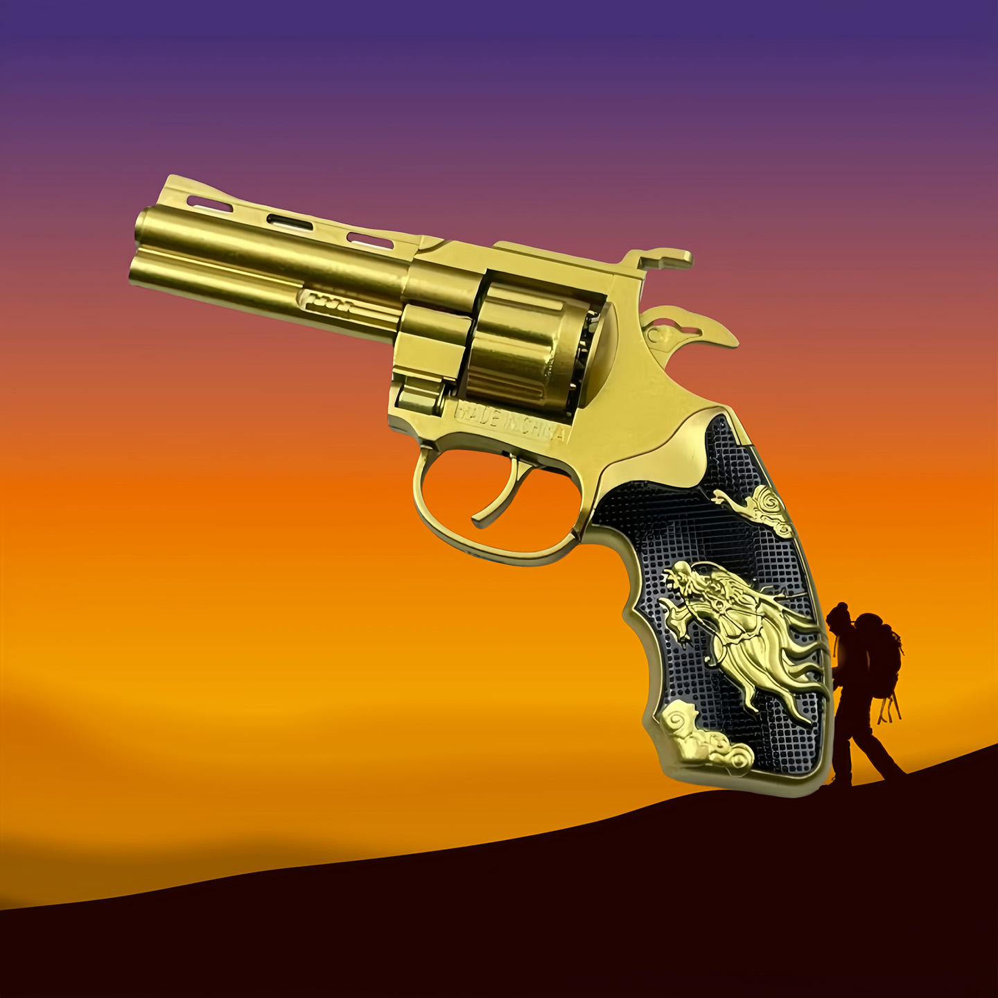 金龙全金属砸响玩具枪