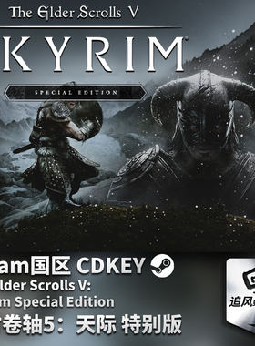 Steam 正版 PC 游戏 老滚5 上古卷轴5 天际 特别版 国区激活码CDK