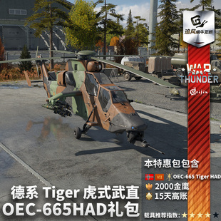 德系 虎式 武直 thunder 礼包 HADE 战争雷霆 Tiger War OEC665