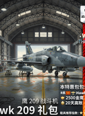 War thunder 战争雷霆 Hawk 209 Pack 鹰 209 礼包