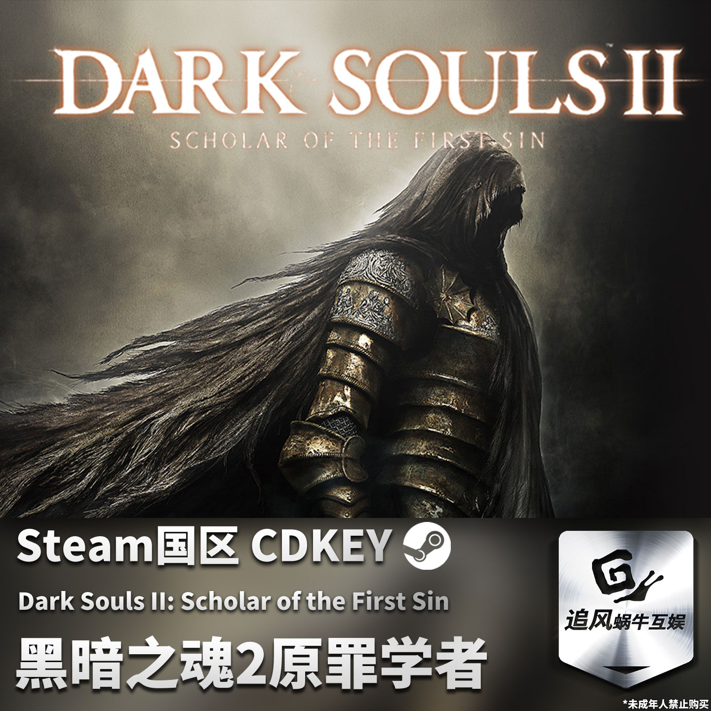 Steam 正版 PC 游戏 黑暗之魂2原罪学者 国区激活码 CDKEY