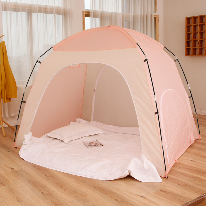 卧室保暖帐篷室内睡觉大人单人儿童双人防蚊透气防风寒宿舍床上帐