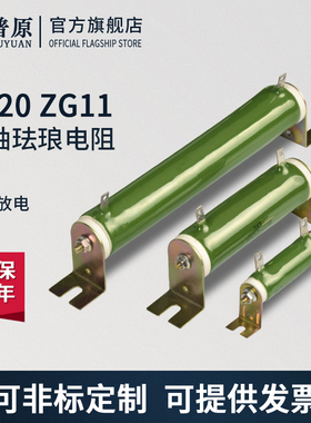 RX20 ZG11被釉陶瓷线绕管型珐琅电容放电电阻器20W30W50W100W200W