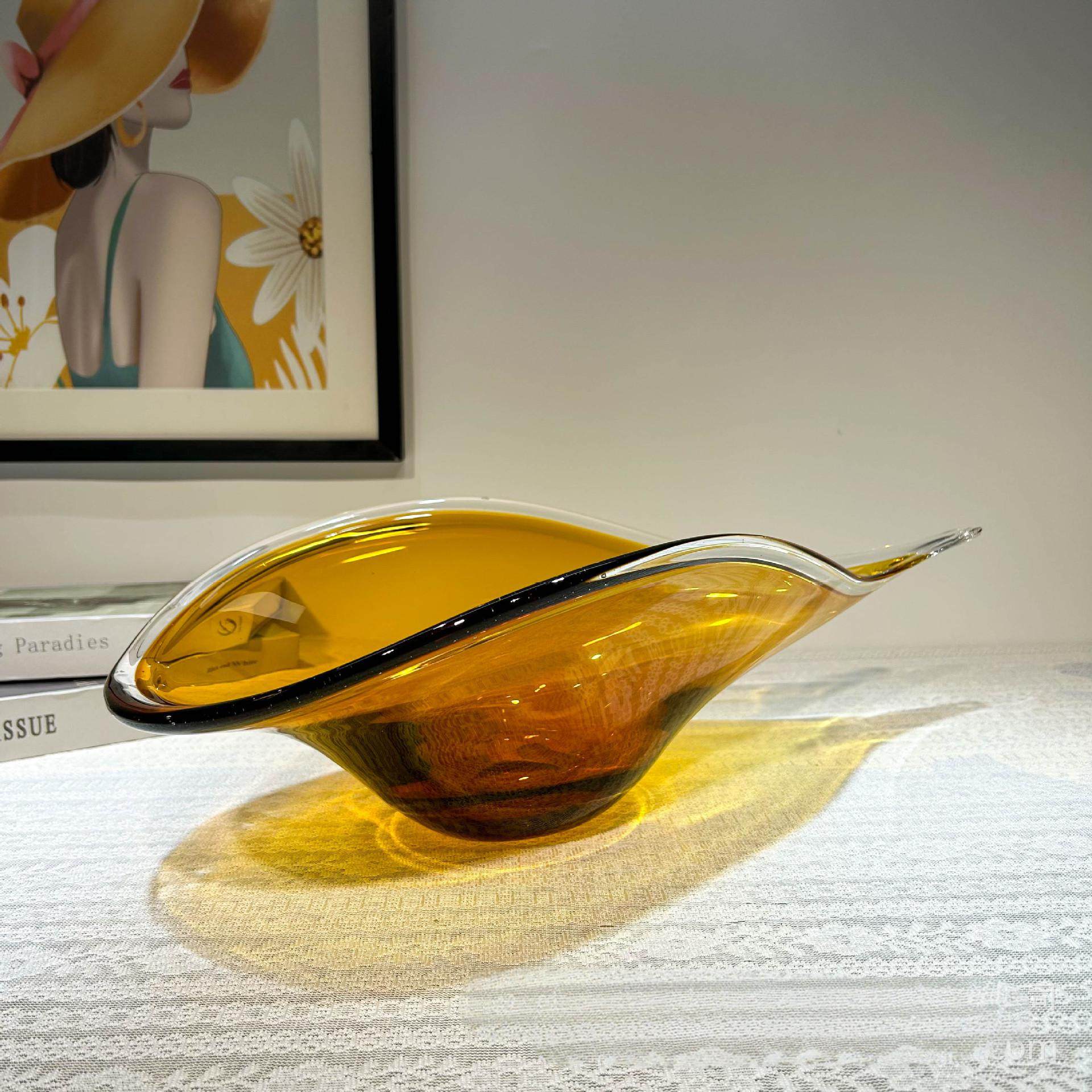 北欧简约现代轻奢创意个性摆件家用客餐厅台面装饰品果盘高级高档