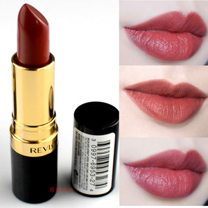 Revlon露华浓口红丽彩黑管唇膏225豆沙色325 535持久保湿滋润学生