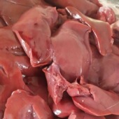当天宰杀新鲜兔肝农家散养兔子肝现冷冻快速发货内脏宠物