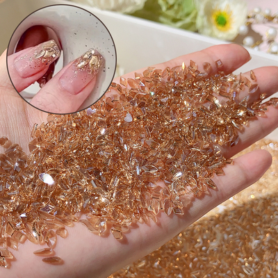 香槟色美甲钻迷你小号平底异形钻