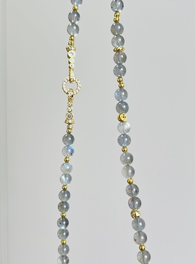 灰月光梦幻简约时尚项链设计款女礼物