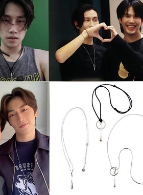 Bible柏博同款戒指环不规格条杠圆珠绳项链泰剧黑帮少爷爱上Vegas