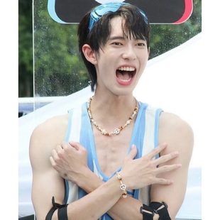 poohpavel同款十字骷髅头海洋龟星生物碎石松石项链泰剧极速恋人