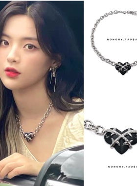 杨超越同款项链ins钛钢锁骨链