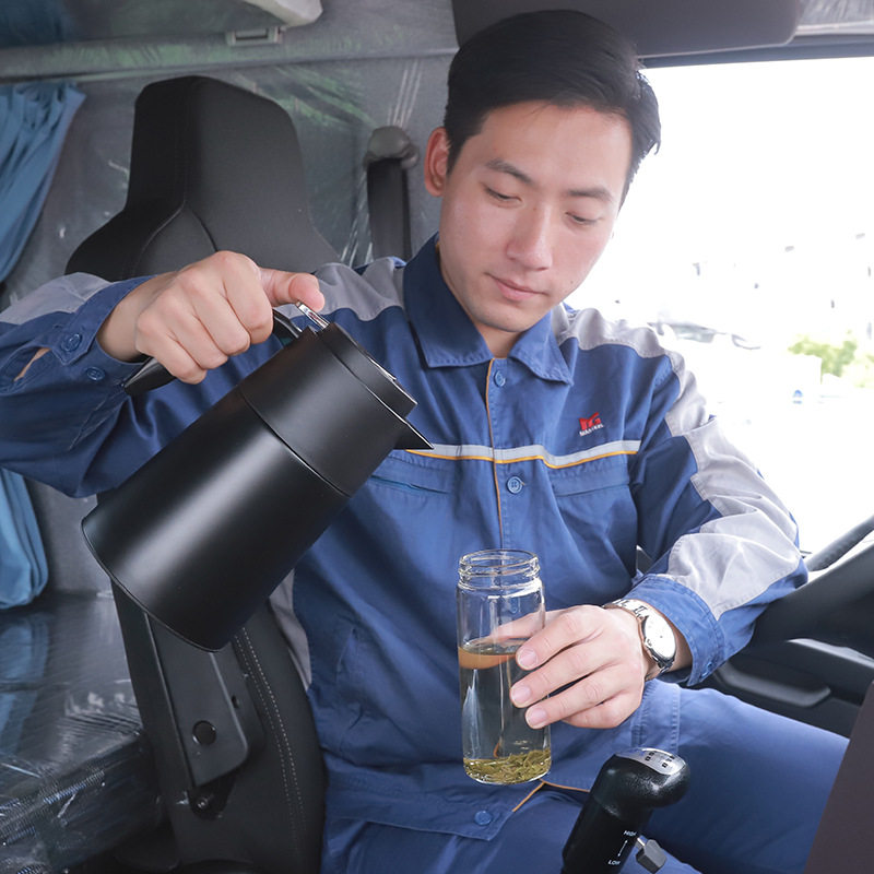 车载烧水壶24伏货车用电热壶快速烧开100度电热壶大容量 大车专用