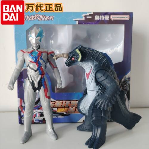 万代正品布莱泽奥特曼软胶人偶套装对战怪兽盖多斯模型儿童玩具