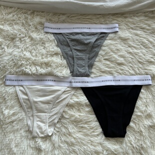 37不退换 外贸日单字母腰带低腰三角内裤女 性感舒适少女丁字裤