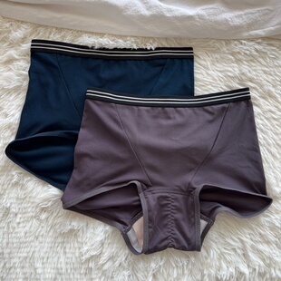 32不退换 外贸日单女士平角生理内裤 弹力平角防漏经期安全裤