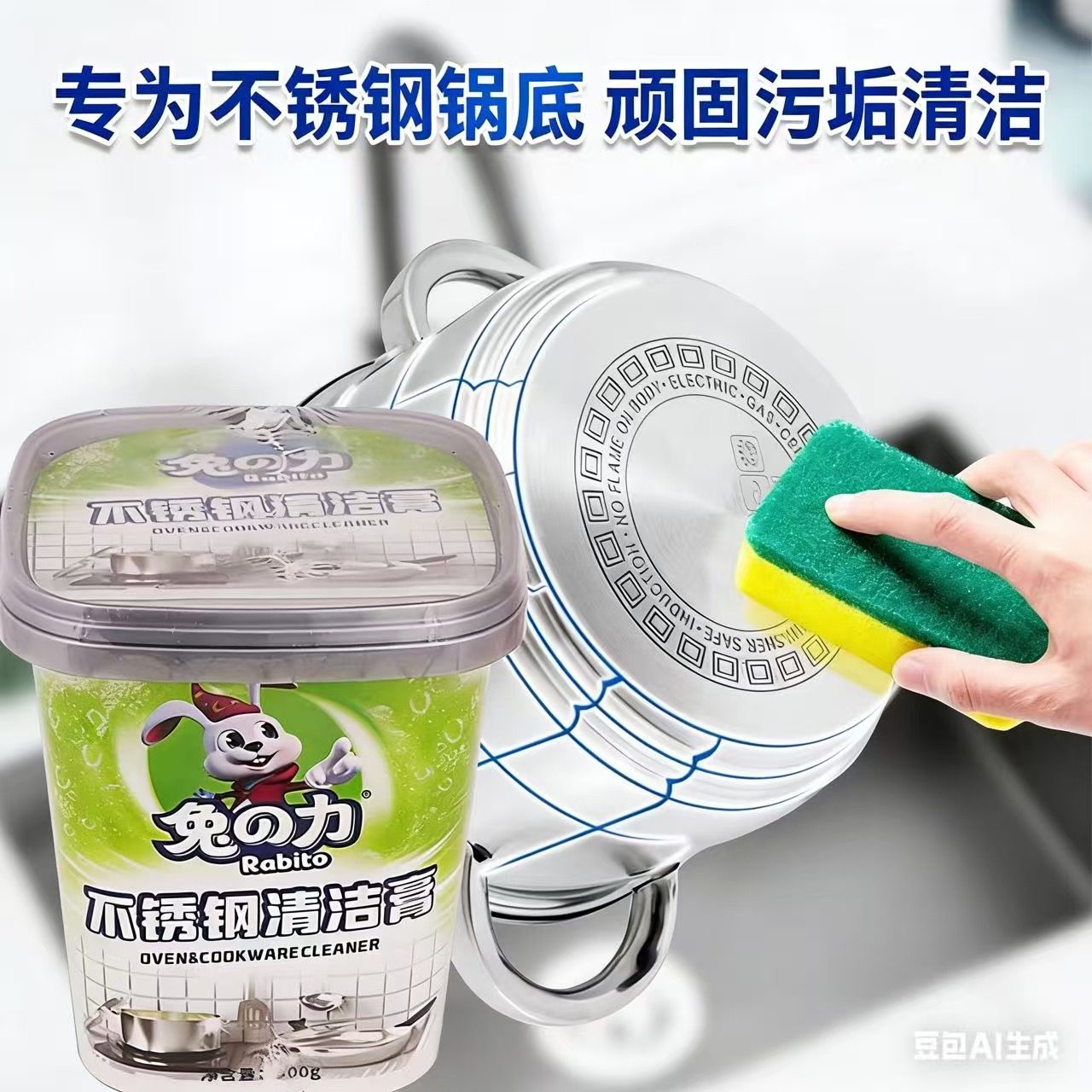 锅底强力多功能厨房锅具清洗剂去黑垢清洁神器污垢不锈钢清洁膏,洗护清洁剂/卫生巾/纸/香薰,不锈钢清洁剂/膏,淘宝优惠券,粉丝福利购,淘宝优惠卷