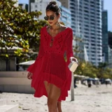 Пляжный купальник, нагрудник, куртка, пляжное платье, юбка, защита от солнца, свободный крой