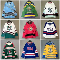 American-Style Skateboarding Ice Hockey Long-Sleeve Bboy Oversized Mid-Length Hip-Hop Street Dance Trendy Brand Unisex Team Uniform