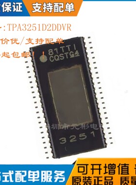 TPA3251D2DDVR TPA3251 HTSSOP44 D类音频功放芯片 全新原装现货