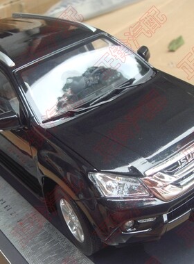 原厂仿真合金汽车模型1:18 江西五十铃 ISUZU MU-X 黑色 正厂