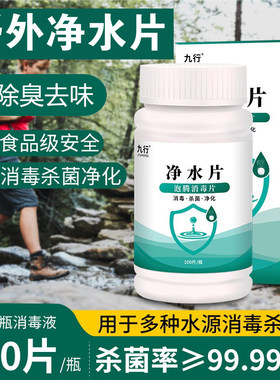 露营求生探险净化水质野外净水片