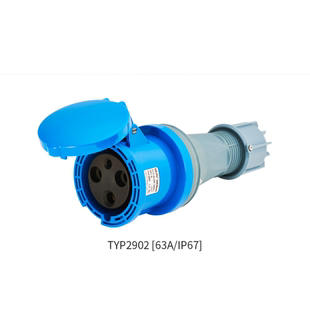 TYP2902 工业插座 工业插头 WEIPU 连接器 IP67 威浦 63A3芯