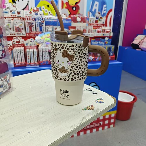 艾可思3641大咖冰霸杯（小）830ml-豹纹kt