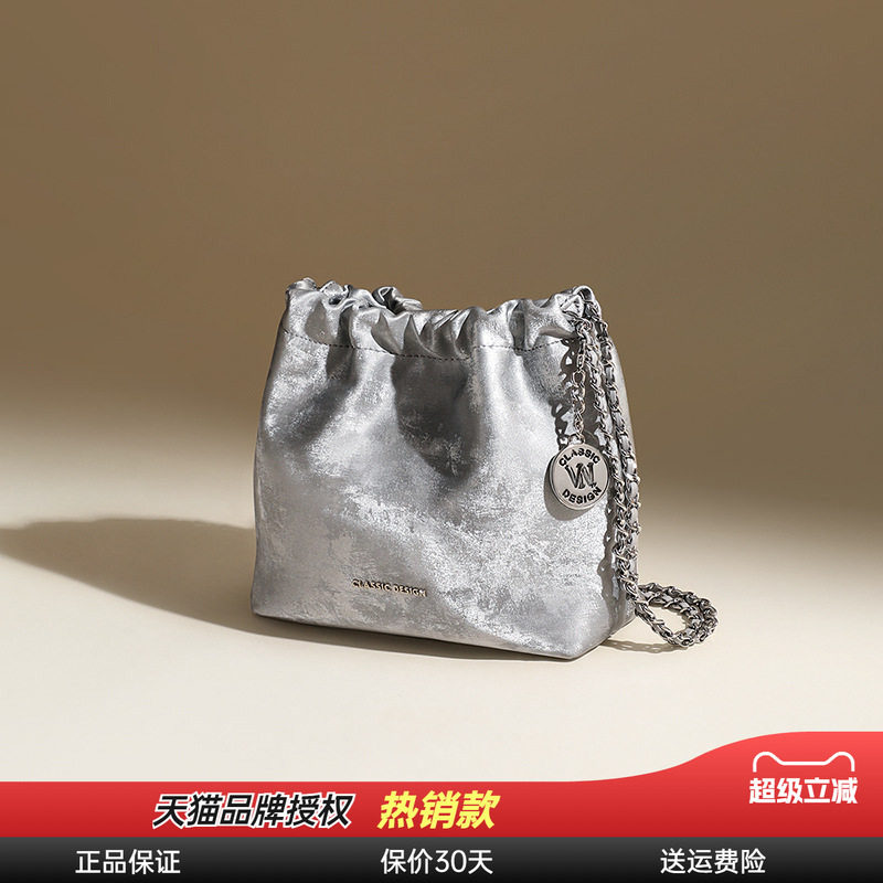 新中式链条水桶包包Viney斜挎包