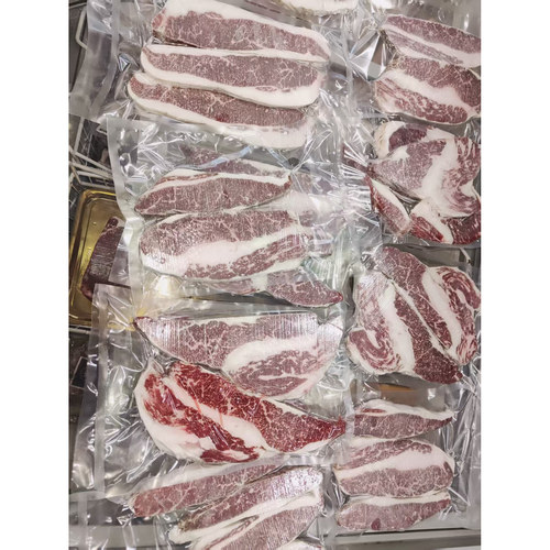 澳洲和牛边角ibp安格斯牛仔骨边角料谷饲喂养雪花牛排原切牛排牛