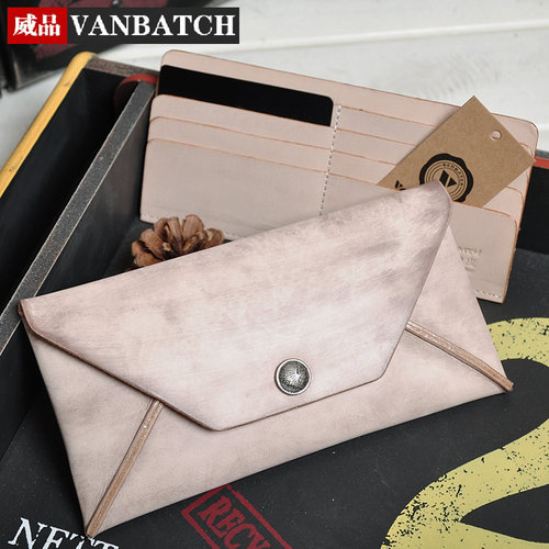 撤柜威品手工财布信封Vanbatch
