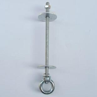 穿墙螺丝镀锌加长双头螺栓对穿丝杆两头丝吊环带圈圈M18 16 14 12