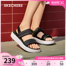 休闲凉鞋 Skechers斯凯奇女鞋 新款 2024年夏季 厚底增高户外穿沙滩鞋