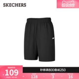 Skechers, летние трикотажные шорты, эластичные штаны, свободный прямой крой