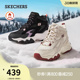 加绒保暖棉鞋 斯凯奇冬季 软底休闲运动鞋 厚底增高老爹鞋 女中高帮鞋